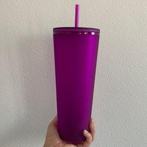 Brand New Purple Soft Touch Starbucks Cup